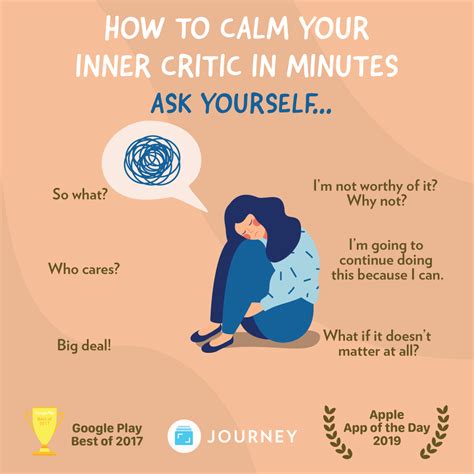 how to calm your inner critic in minutes self healing quotes self care bullet journal self