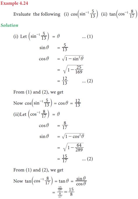 Solving inverse tangent problem without calculator. Inverse Trigonometric Functions - Definition, Formula ...