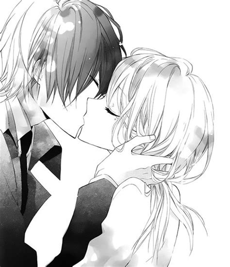 Ah Just So Cute Anime Couple Kiss Anime Romance Anime