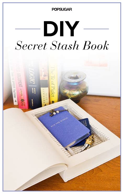 Diy Stash Book For All Your Secret Stuff Homemade Holiday Homemade