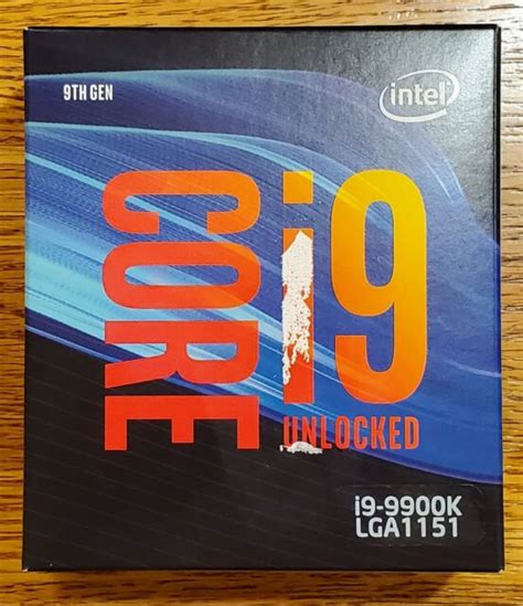Intel Core I9 9900k 36ghz 8 Core Bx806849900k Processor For Sale
