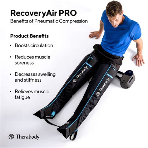 Therabody Recovery Air Pro Compression Legs Black Scottsdale Golf
