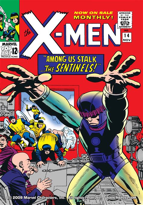 uncanny x men 014 1965 digital first appearance of sentinel created by dr bolivar trask
