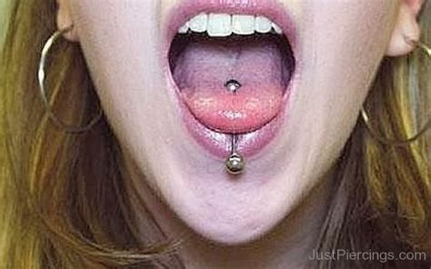 Piercing On Tongue