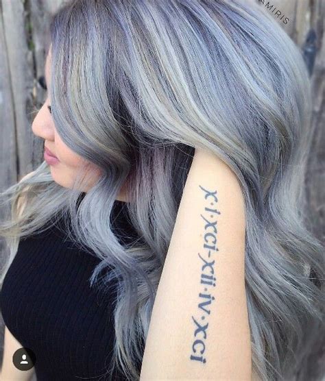 Blue Grey Silver Blue Hair Beauty Hair Color Light Hair Color