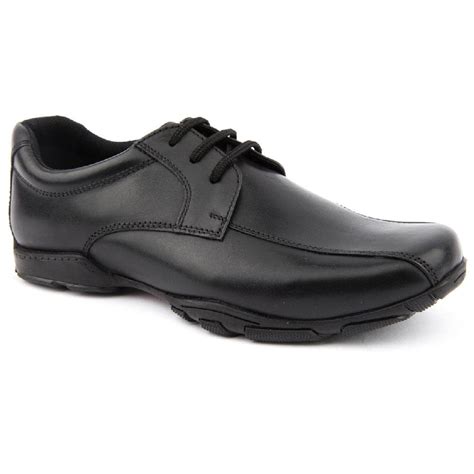 Browse comfortable boots for men in waterproof leather & water repellent suede. Hush Puppies Boys School Shoes | Vincente Black | Millars Shoe Store