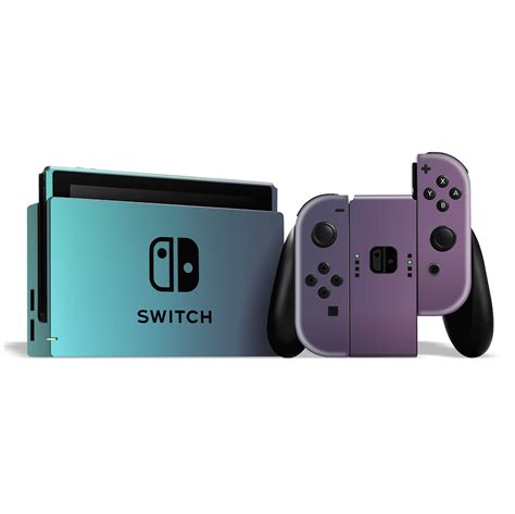 Nintendo Switch Chameleon Turquoise Lavender Skin Wrap Decal Easyskinz