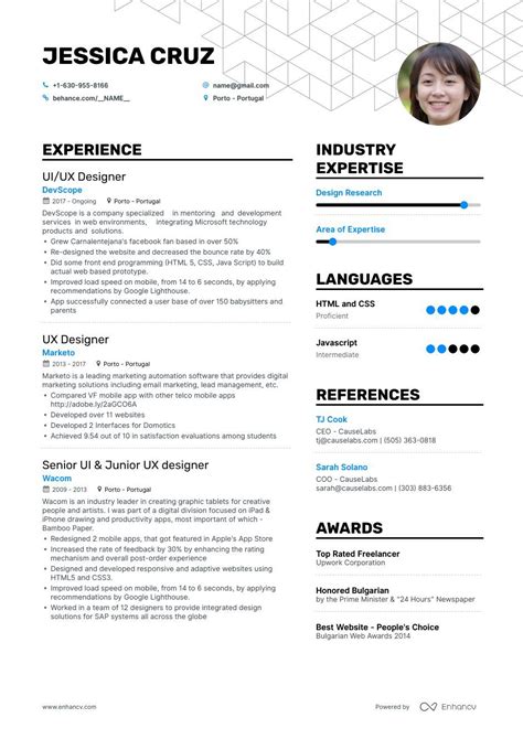 Junior Ui Ux Designer Resume At All7