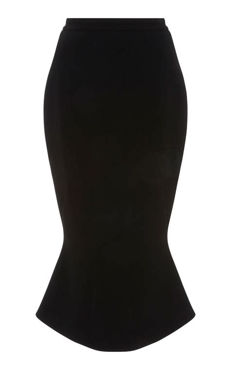 Winona Peplum Hem Crepe Skirt By Rachel Gilbert For Preorder On Moda
