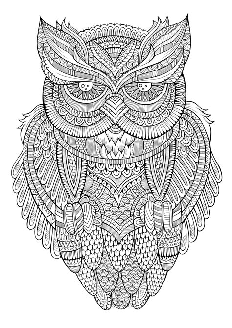 Get Coloring Pages For Adults Printable Animals Pics Colorist