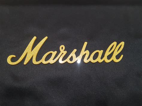 Marshall logo white 240mm 9.4 | Etsy