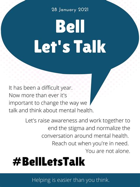 Bell Lets Talk Mental Health Awareness Ace Acumen Academy