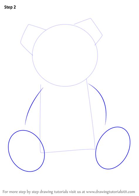 Learn How To Draw A Teddy Bear Soft Toys Step By Step Drawing Tutorials