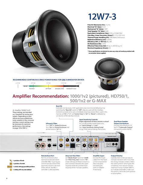 Many car owners find it really challenging to wire their subwoofers and amplifiers. Jl Audio W7 135 Wiring Diagram / Diagram Jl Audio W7 12 ...