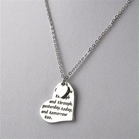 love phrase necklace handstamped jewelry quotes jewelry quotes hand stamped jewelry