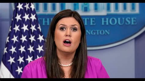 Press Secretary Sarah Sanders Urgent White House Press Briefing On Ig