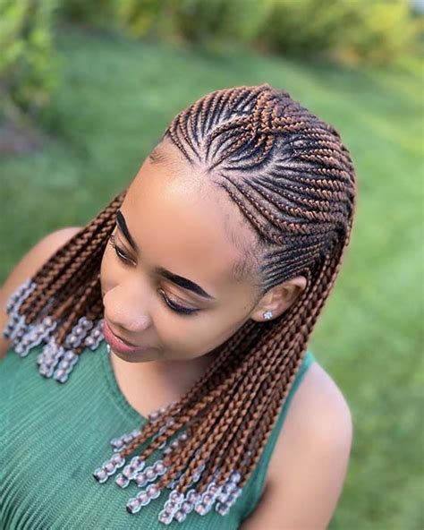 The cornrows are designed into a heart which makes quite the cute little hairstyle. 43 Most Beautiful Cornrow Braids That Turn Heads | Page 4 of 4 | StayGlam