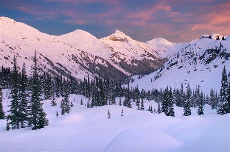 Marriott Basin In Winter Coast Mountains British Columbia Canada