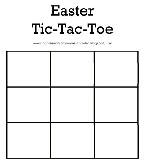 Printable Tic Tac Toe Sheets