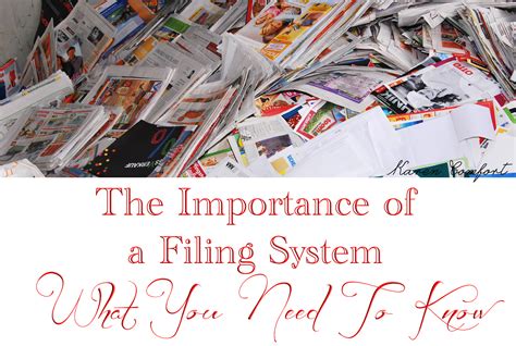 The Importance Of A Filing System What You Need To Know