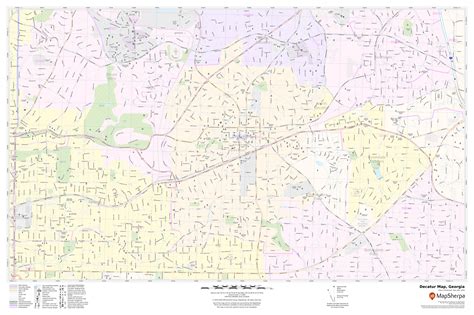 Decatur Map Georgia