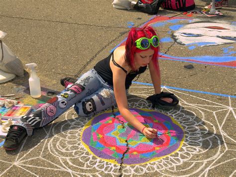 Artist Sidewalk Chalk Artist Vigo74 Flickr