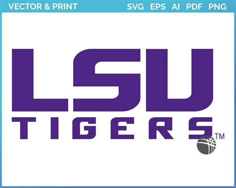 LSU Tigers Wordmark Logo 2002 College Sports Vector SVG Logo In 5
