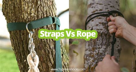Straps Vs Rope Which One Is Better For Your Hammock Tree Top Hammocks Rope Straps How To