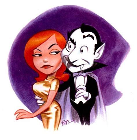 Dracula And Francesca From Mad Monster Party By Bruce Timm Bruce
