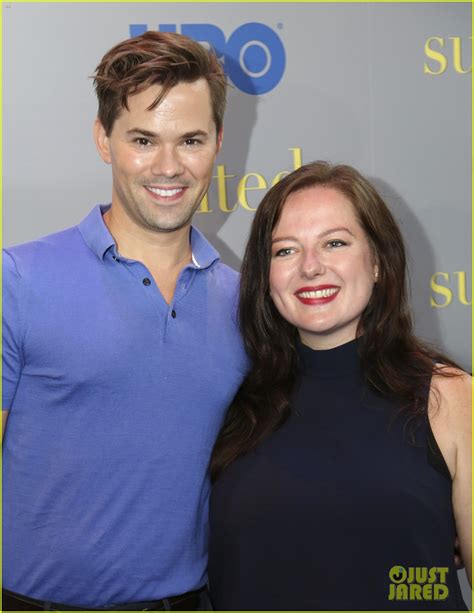 Photo Andrew Rannells Boyfriend Mike Doyle Celebrate Suited Premiere Photo Just