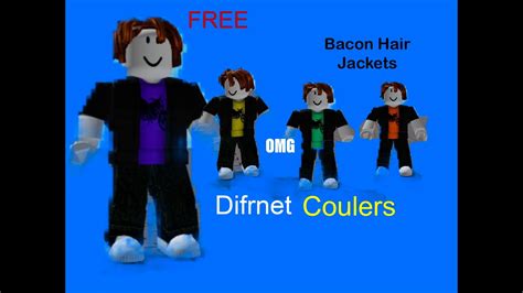 How To Get Any Colour Of The Motorcycle Shirt In Roblox Bacon Hair