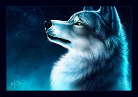 Ice Wolf By Y Esk On Deviantart Ice Wolf