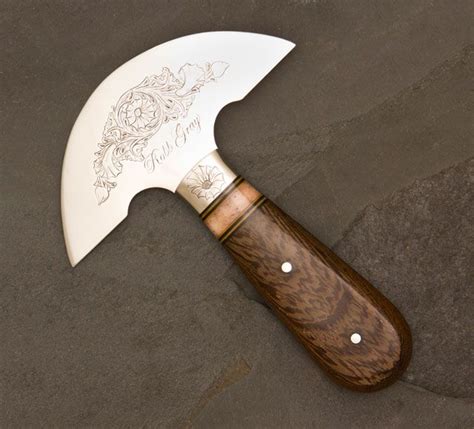 Round Leather Knife Металлообработка Работа по коже Ножи