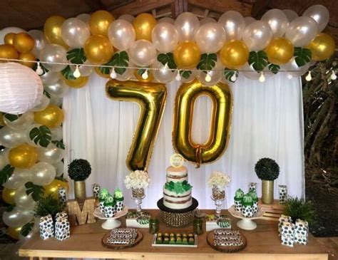 70th Birthday Party Decorations Ideas Shelly Lighting
