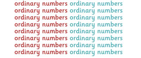 What Are Ordinary Numbers Theschoolrun