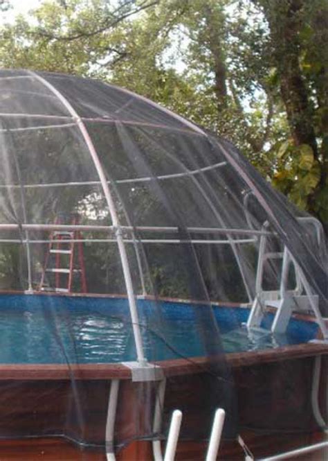 Pool Igloo Above Ground Pool Enclosure In 2021 Pool Canopy Above