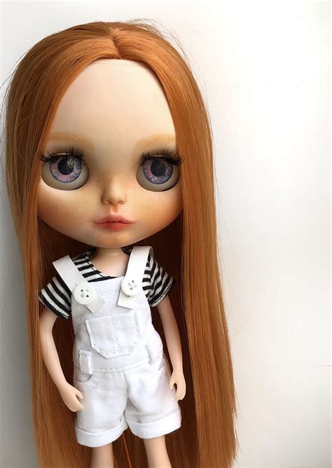 joy custom blythe doll by akykla original takara base doll last kiss