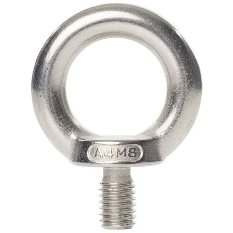 A4 Stainless Steel Lifting Eye Bolts Bolt Base