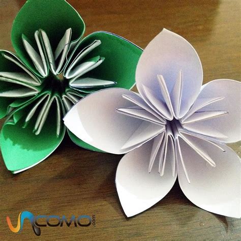 Comment faire une fleur à 5 pétales en origami - 9 étapes | Faire des