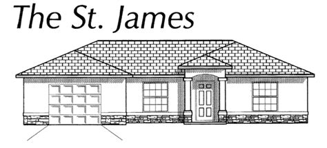 St James Floor Plan © Atkinson Construction Inc Citrus Marion Levy