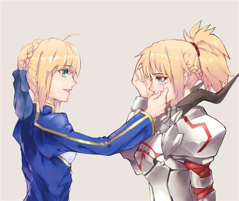Artoria Pendragon Saber Mordred And Mordred Fate And 3 More Drawn