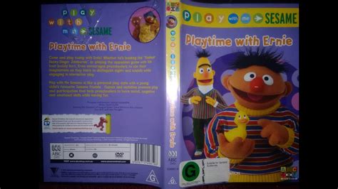 Play With Me Sesame Playtime With Ernie Australian Dvd Youtube