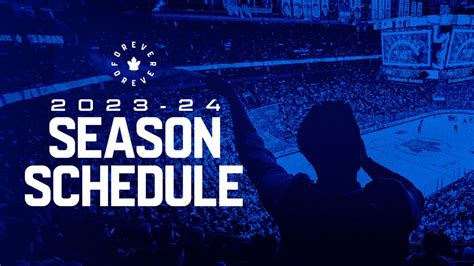 Maple Leafs Announce 2023 Nhl Regular Season And Pre Season Schedules