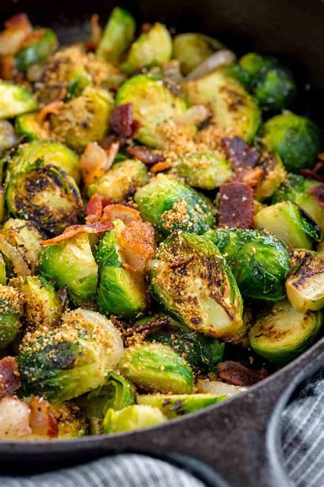 sautéed brussels sprouts with bacon jessica gavin