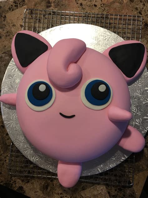Jigglypuff Pokémon Birthday Cake I Made For My Daughters Birthday