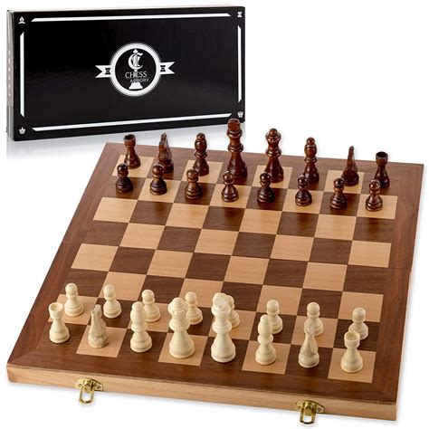 You can find additional information in our cookie policy, privacy policy, disclaimer and terms of website use. Black Friday Chess Armory 15 Wooden Chess Set With Felted Game Board Interior For Storage Cyber ...