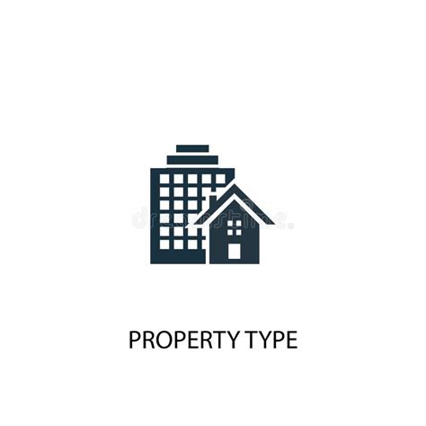 Property Type Icons Stock Vector Illustration Of Modern 89978387