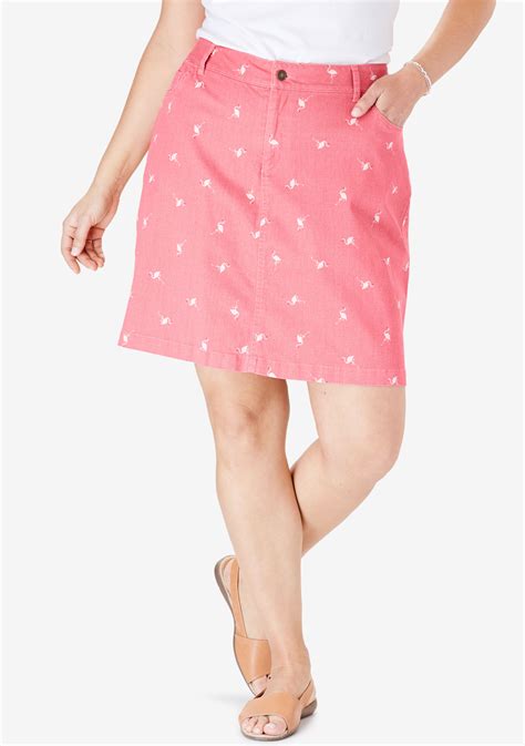 Seaside Collection Printed Summer Skort Plus Size Skirts Full Beauty
