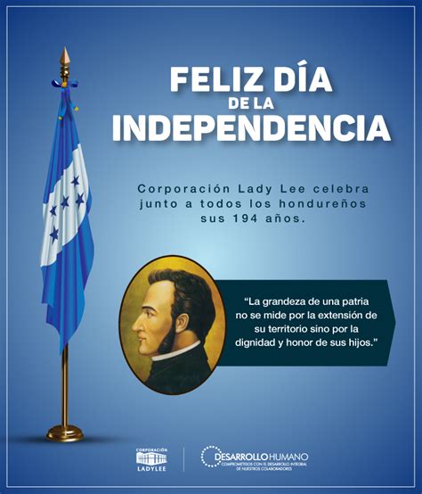 Feliz Día De La Independencia Corporación Lady Lee