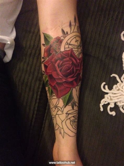 Compass Rose Tattoo Rose Tattoos Tattoo Sleeve Designs